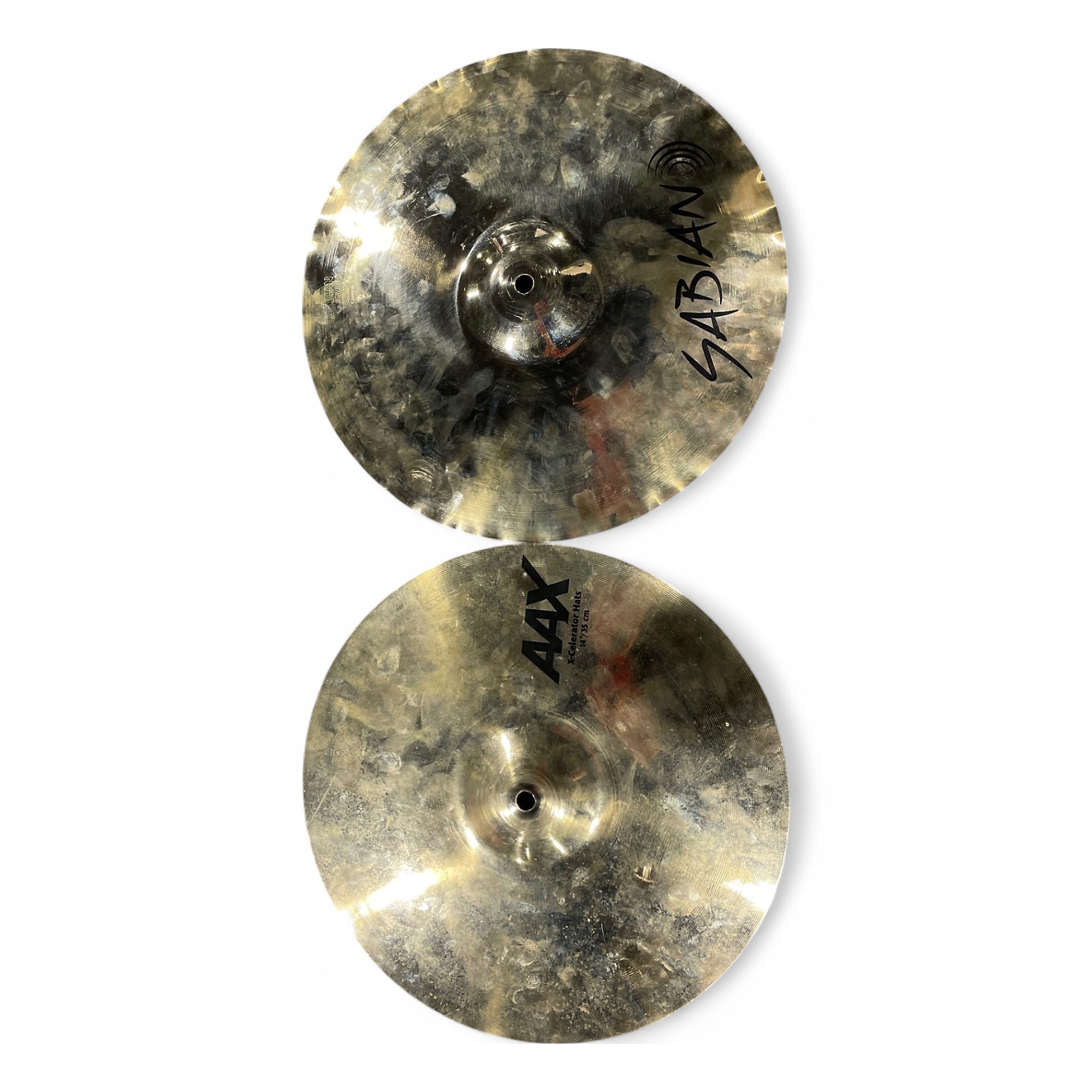 激安の 14in SABIAN Used AAX Cymbal Pair Hat Hi Celerator X オフィス用品