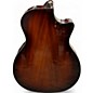 Used 2016 Taylor 524CE Left Handed Shaded Edge Burst Acoustic Guitar