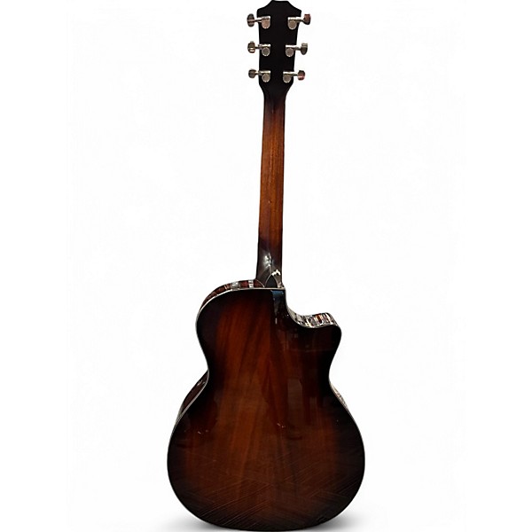 Used 2016 Taylor 524CE Left Handed Shaded Edge Burst Acoustic Guitar