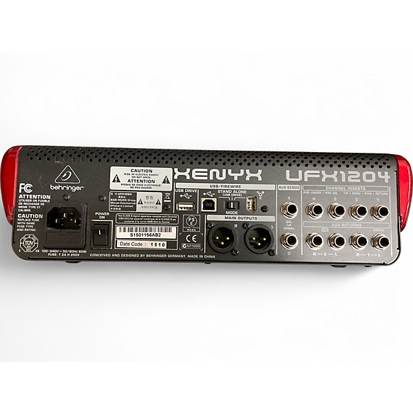 Used Behringer Xenyx UFX1204 Unpowered Mixer