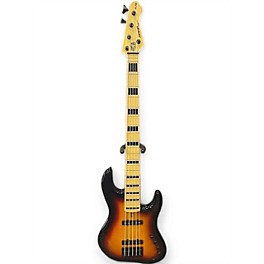 Used Mane KJ5 Tobacco Sunburst Electric Bass Guitar