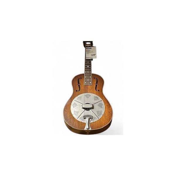Used National M2 RESONATOR Natural Acoustic Guitar
