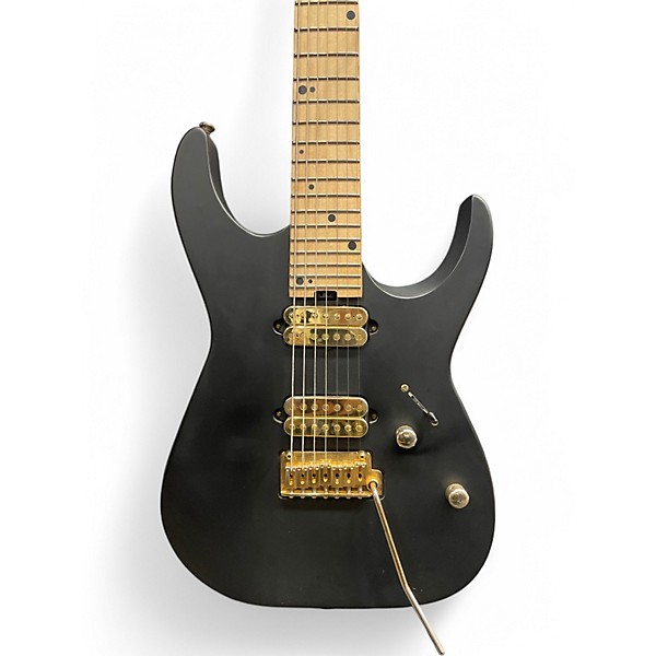 Used Charvel Angel Vivaldi Satin Black Solid Body Electric Guitar