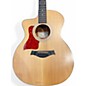 Used Taylor 114CE Left Handed Natural Acoustic Electric Guitar