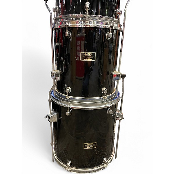 Used Mapex 7 Piece Venus Series Black Drum Kit