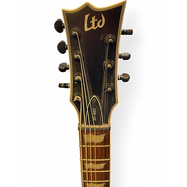 Used ESP EC407 Black Solid Body Electric Guitar