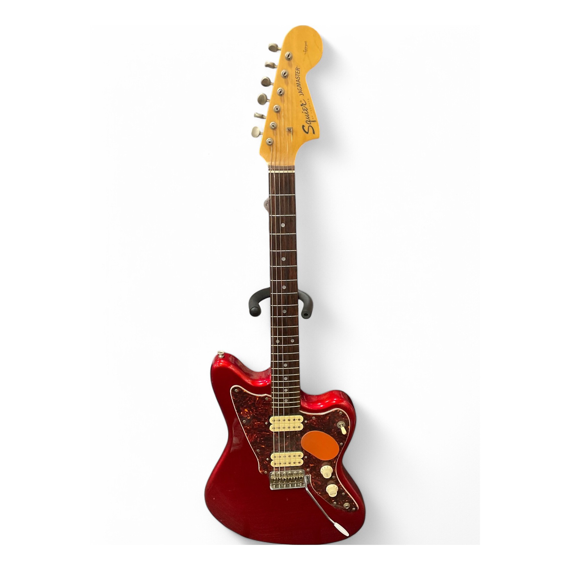 Used Squier JAGMASTER Red Solid Body Electric Guitar Red