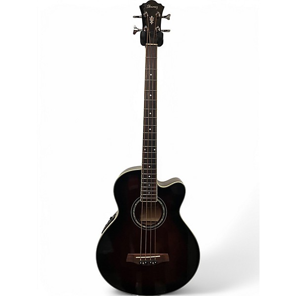 Used Ibanez AEB10E Wine Red Acoustic Bass Guitar,New Products : American Fashion Style Bags On Sale