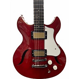 Used Harmony COMET RED Hollow Body Electric Guitar