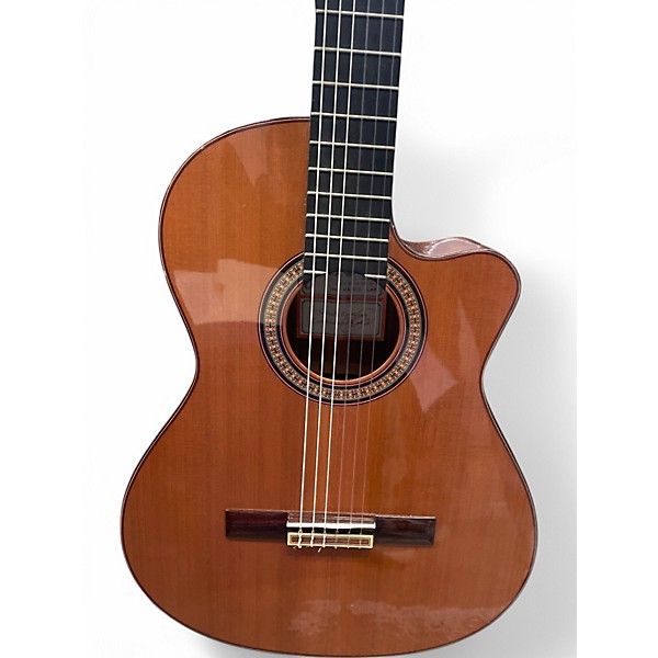 Used Jose Ramirez 2CWE Vintage Natural Classical Acoustic Electric Guitar