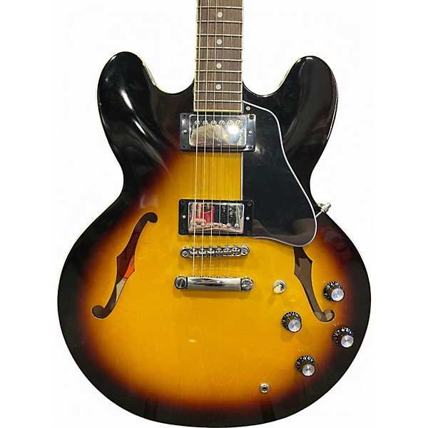 Used Epiphone ES355 3 Color Sunburst Hollow Body Electric Guitar