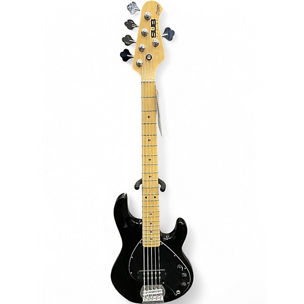Used Sterling by Music Man sub 5 Black Electric Bass Guitar