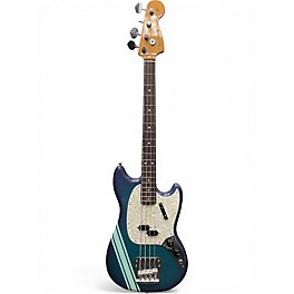 Used 2023 Fender Vintera II '70s Competition Mustang Bass Competition Burgundy Electric Bass Guitar