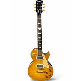 Used Gibson 1959 Reissue Murphy Aged Les Paul Lemon Solid Body Electric Guitar