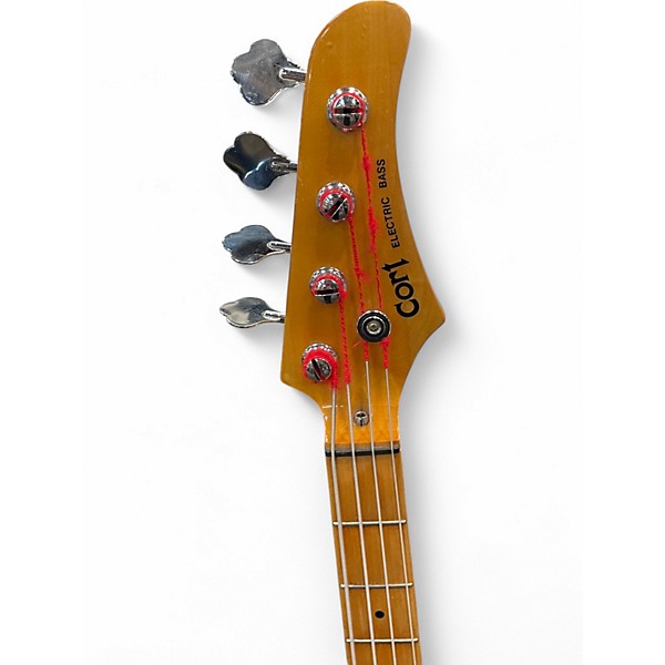 Used Cort p bass style black Electric Bass Guitar