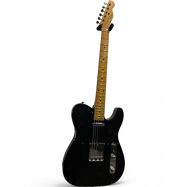 Used Fender Custom Shop 50´s Telecaster 1 Piece Relic Black Solid Body Electric Guitar,Specials : American Fashion Style Bags On Sale