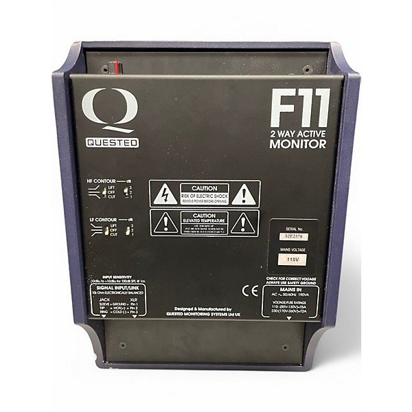 Used Sound Quest F11 Pair Powered Monitor