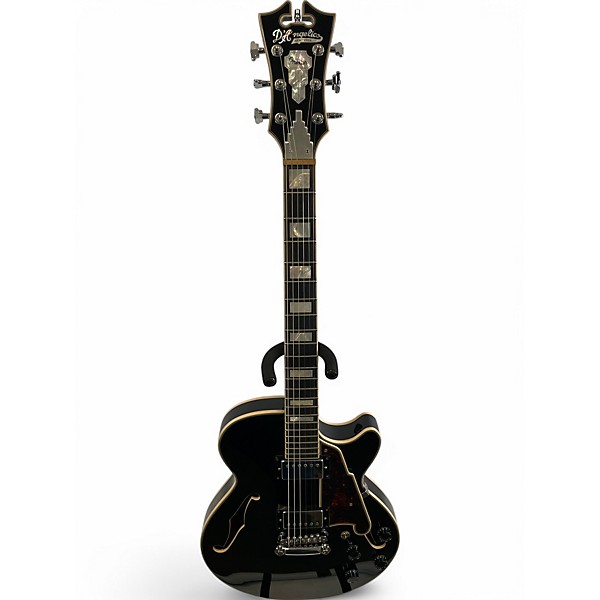Used D'Angelico DAPSSBLFCS PREMIER BLACK Hollow Body Electric Guitar