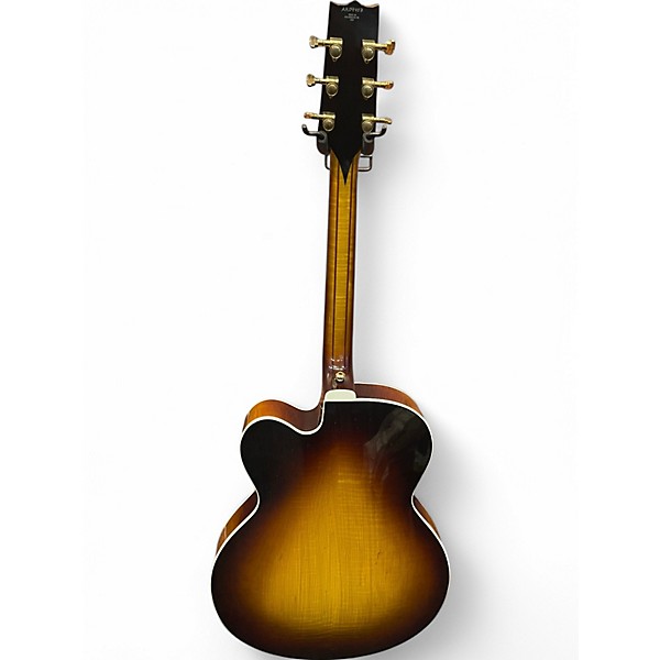 Used 2020 The Heritage EAGLE CLASSIC ARTISAN AGED 2 Tone Sunburst Hollow Body Electric Guitar