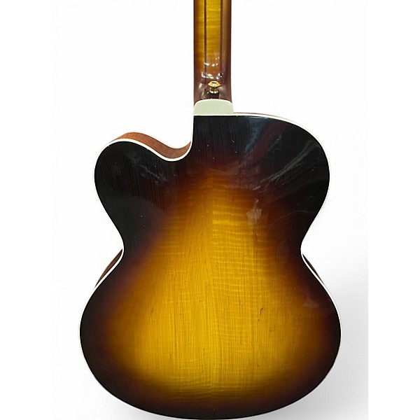 Used 2020 The Heritage EAGLE CLASSIC ARTISAN AGED 2 Tone Sunburst Hollow Body Electric Guitar