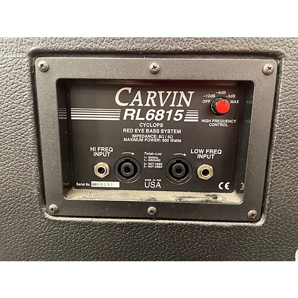Used Carvin rl6815 cyclops Bass Cabinet