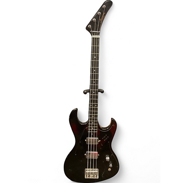 Used Harmony H906 Black Acoustic Bass Guitar