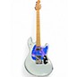 Used Sterling by Music Man Sting Ray SR50 Firemist Silver Solid Body Electric Guitar thumbnail