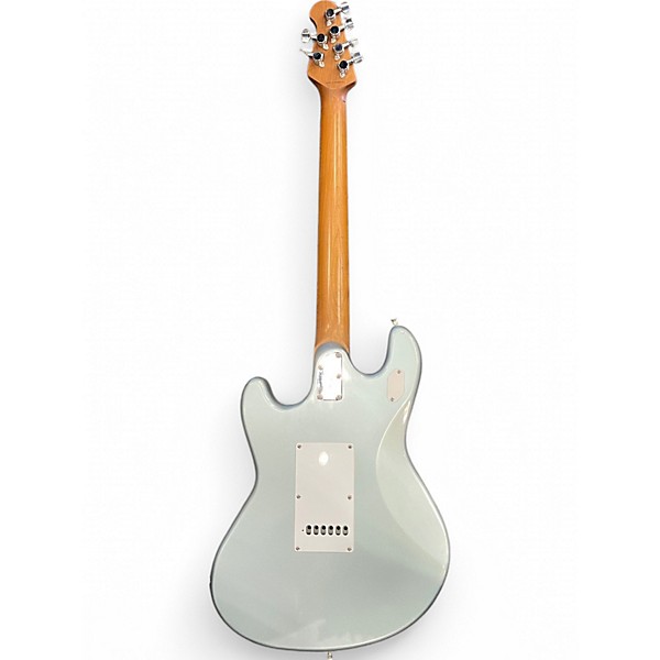 Used Sterling by Music Man Sting Ray SR50 Firemist Silver Solid Body Electric Guitar