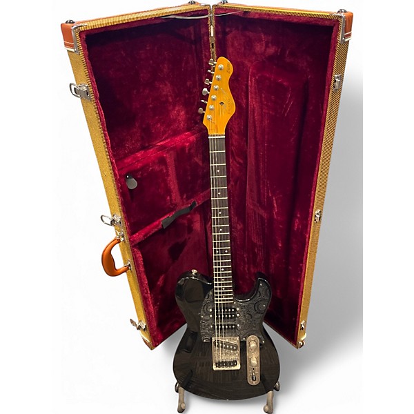 Used Dean Zelinsky Dellatera Private Label Z- Glide Black Solid Body Electric Guitar