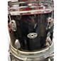 Used 1980s Slingerland 7 Piece SPIRIT Black Drum Kit