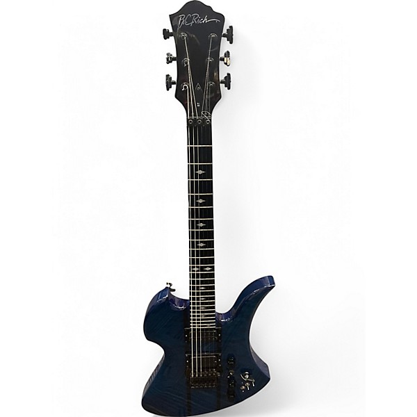 Used B.C. Rich mockingbird STFR Trans Blue Solid Body Electric Guitar,Specials : American Fashion Style Bags On Sale