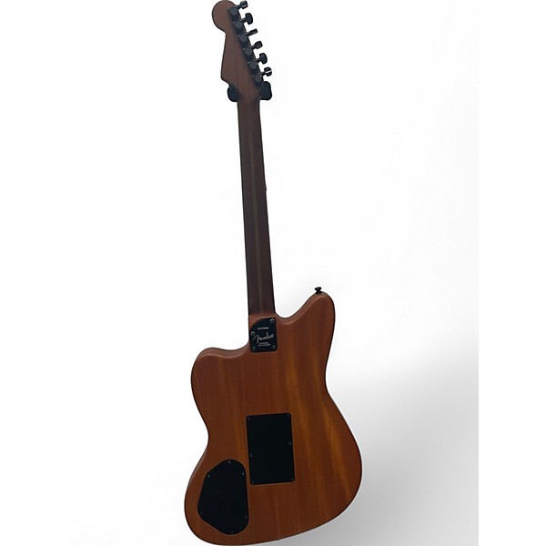 Used Fender acoustasonic jazzmaster bourbon burst Acoustic Electric Guitar