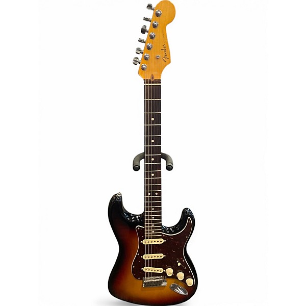 Used Fender American Ultra Stratocaster Sunburst Solid Body Electric Guitar