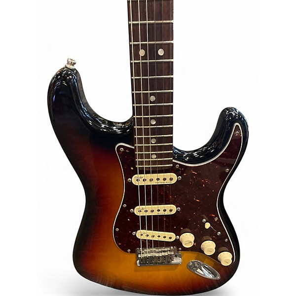Used Fender American Ultra Stratocaster Sunburst Solid Body Electric Guitar