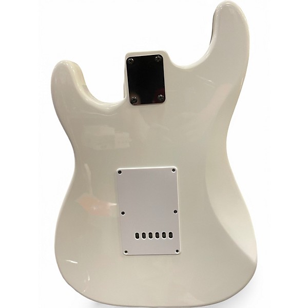 Used J Robert S STYLE White Solid Body Electric Guitar