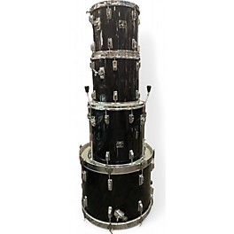Used TAMA 4 Piece SWINGSTAR T BADGE Black Drum Kit