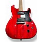 Used Squier Stratosonic Trans Crimson Red Solid Body Electric Guitar