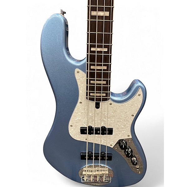 Used Lakland DJ4 Darryl Jones Skyline Lake Placid Blue Electric Bass Guitar
