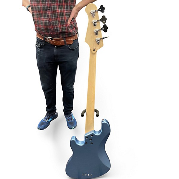 Used Lakland DJ4 Darryl Jones Skyline Lake Placid Blue Electric Bass Guitar