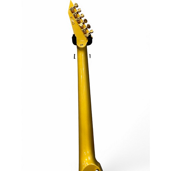 Used ESP LTD KHV KIRK HAMMETT Metallic Gold Solid Body Electric Guitar
