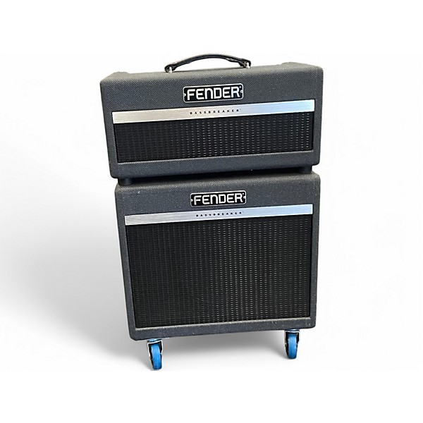 Used Fender Bassbreaker 15W Head and Cabinet Guitar Stack