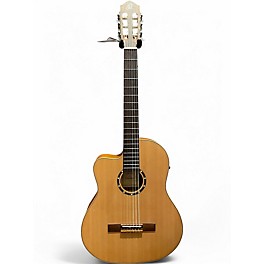 Used Ortega RCE125SN-L Natural Nylon String Acoustic Guitar
