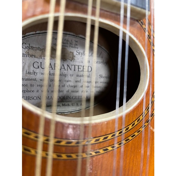 Vintage 1908 Gibson 1908 A-1 MANDOLIN Natural Mandolin