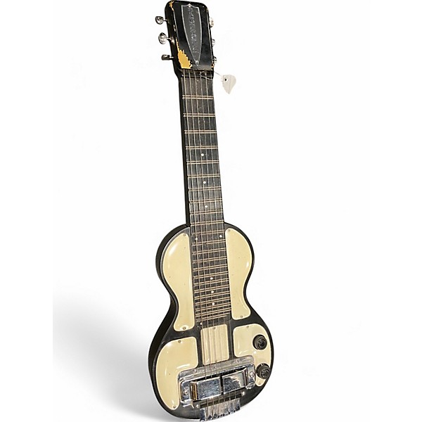 Vintage 1940s Rickenbacker B-6 Black and White Lap Steel