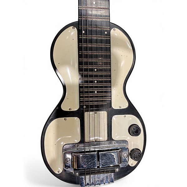 Vintage 1940s Rickenbacker B-6 Black and White Lap Steel