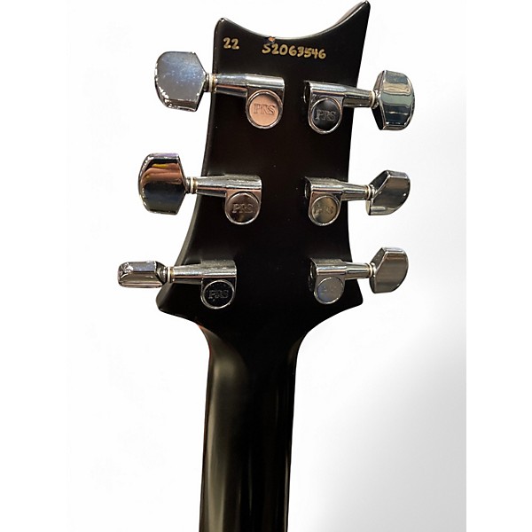 Used PRS S2 Custom 24 Satin Black Solid Body Electric Guitar