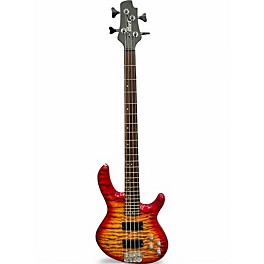Used Cort Action Deluxe Cherry Sunburst Electric Bass Guitar