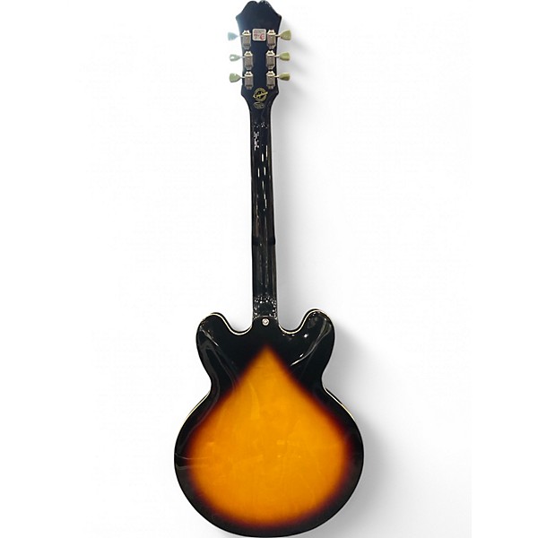 Used Epiphone ES355 Vintage Sunburst Hollow Body Electric Guitar