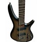 Used Ibanez src6ms black stained burst low gloss Electric Bass Guitar