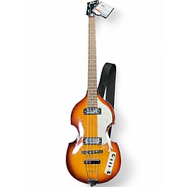 Used Hofner Ignition Series Vintage 4 String BURST Electric Bass Guitar